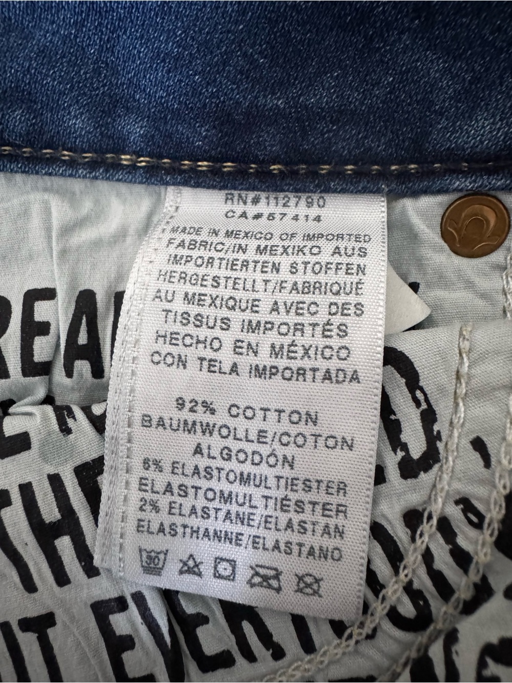 True religion Karlie Bell Bottom 31 tall long y2k - Picture 3 of 4